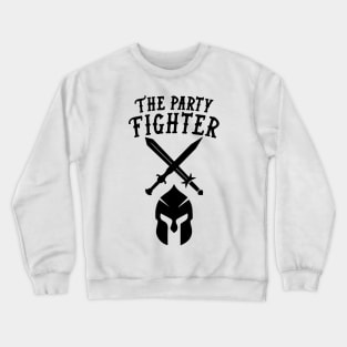 Fighter Dungeons and Dragons Team Party Crewneck Sweatshirt